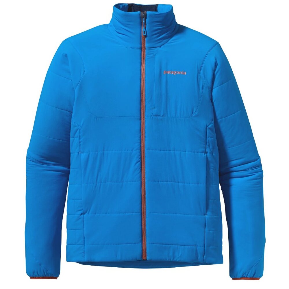 Patagonia Men's Blue Nano Air Long Sleeve‎ Mock Neck Puffer Jacket Size S